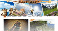 Desktop Screenshot of moeseneder.com